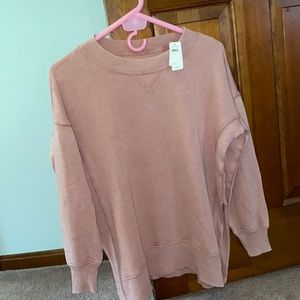 AERIE GOOD VIBES OVERSIZED SWEATSHIRT